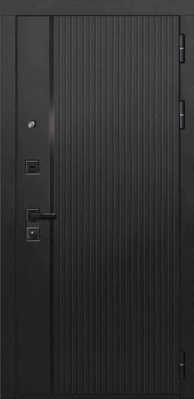 Входная дверь ДвериПРО Л-45 ФЛ-701 (10мм, Дуб шоколад) DPRO225976 внешняя сторона